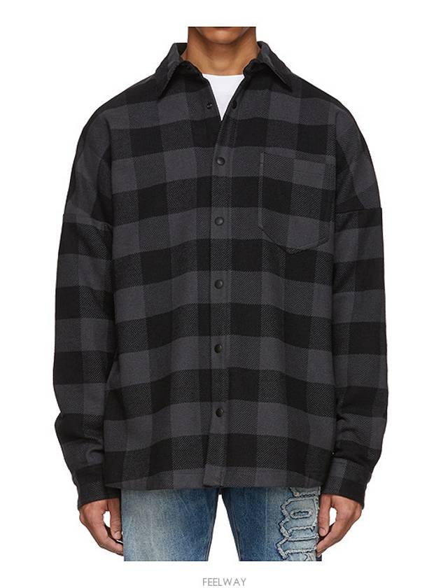 Men s Flannel Overshirt PMGA024S20749023 0901 - PALM ANGELS - BALAAN 2