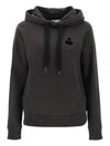 Malibu Logo Print Hooded Top Washed Black - ISABEL MARANT - BALAAN 2