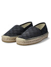 GG Canvas Espadrilles Black - GUCCI - BALAAN.