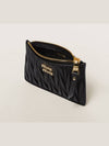 Materasse Envelope Zipper Wallet Card Black - MIU MIU - BALAAN 2