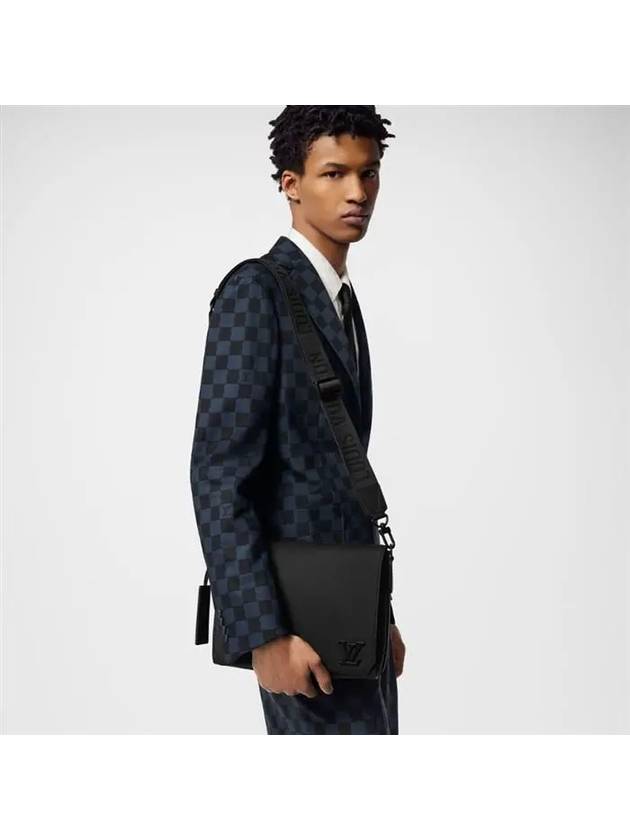 Takeoff LV Aerogram Messenger Bag Black - LOUIS VUITTON - BALAAN 9