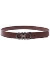 Men's Gancini Doublesided Belt - SALVATORE FERRAGAMO - BALAAN 4