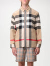 ExaGGerated Check Wool Cotton Overshirt Jacket Archive Beige - BURBERRY - BALAAN 2