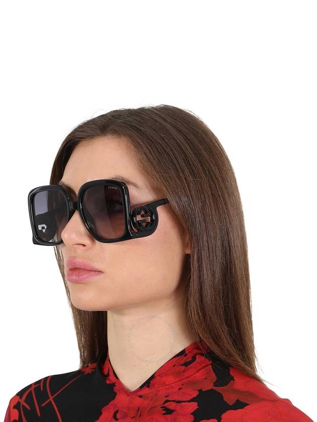 Interlocking G Square Frame Sunglasses GG1326S001 - GUCCI - BALAAN 3