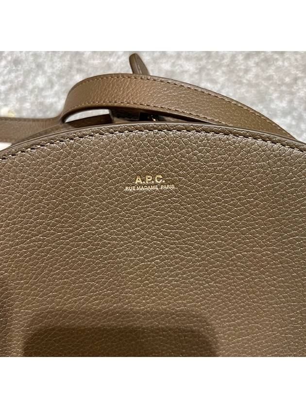 Demi Lune Small Cross Bag  Taupe - A.P.C. - BALAAN 8