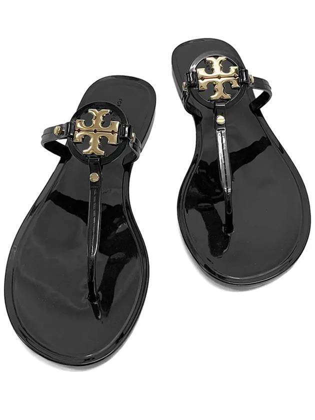 Miller Mini Flat Thong Flip Flop Black - TORY BURCH - BALAAN 5