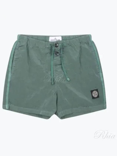 Swimming Nylon Trunk Shorts Green - STONE ISLAND - BALAAN 2