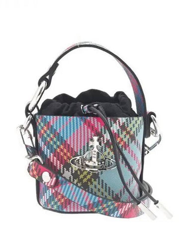 Tartan print mini bag 5202006CUS000VPF O102 271832 1147868 - VIVIENNE WESTWOOD - BALAAN 1