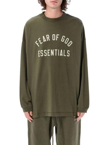 Jersey Long Sleeve T Shirt Military - FEAR OF GOD - BALAAN 1