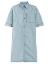 Lopez Denim Short Dress Light Blue - A.P.C. - BALAAN 2