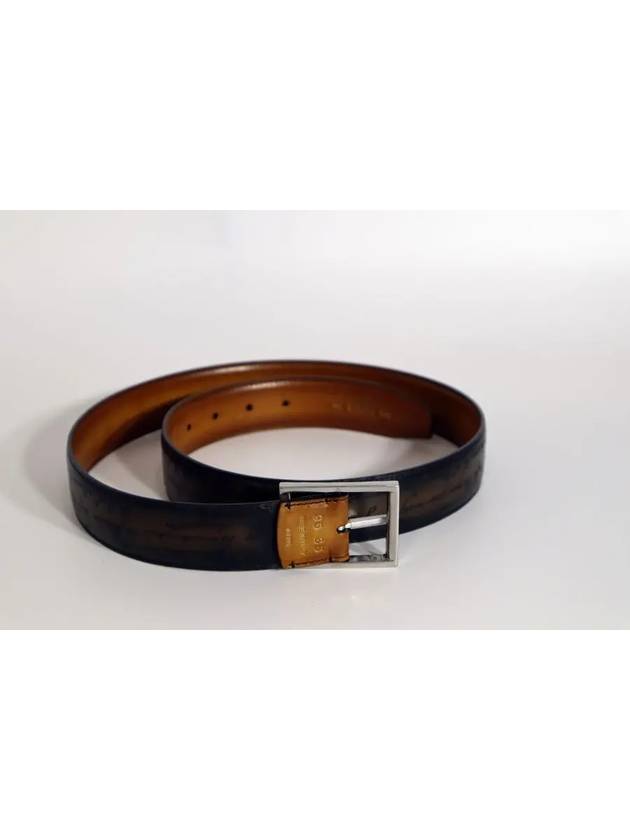 Double Sided C0082012MP2 Scritto Leather Belt Berluti - BERLUTI - BALAAN 2