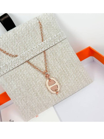 Mini Maillon Pendant Necklace Crème - HERMES - BALAAN 2