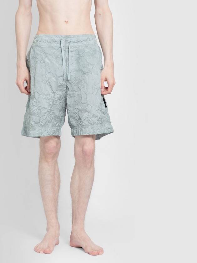 Shadow Project Hidden Badge Swim Shorts Mint Blue - STONE ISLAND - BALAAN 2