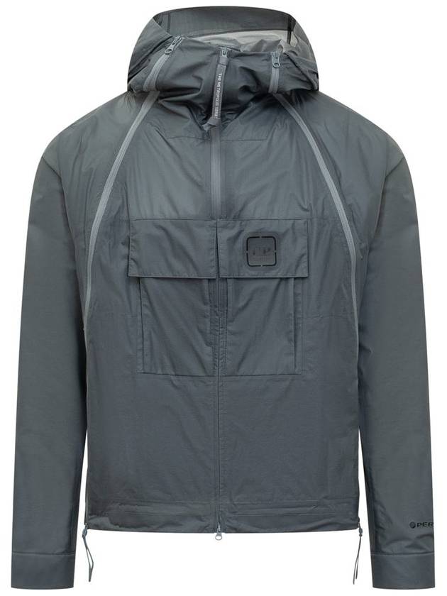 Metropolis Series Pertex Bloom Hooded Jacket Turbulence - CP COMPANY - BALAAN 2