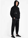 Y3 logo overfit hoodie - YOHJI YAMAMOTO - BALAAN 4