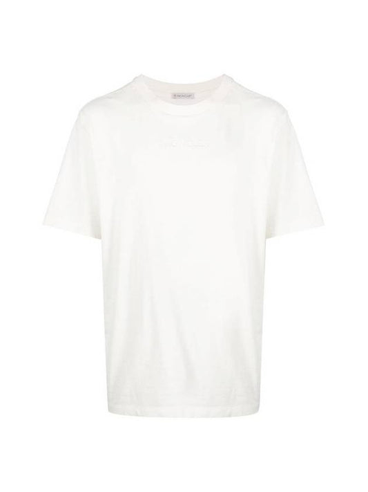 graphic logo short sleeve t-shirt white - MONCLER - BALAAN 1