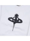 Spray ORB Logo Sweatshirt White - VIVIENNE WESTWOOD - BALAAN 7