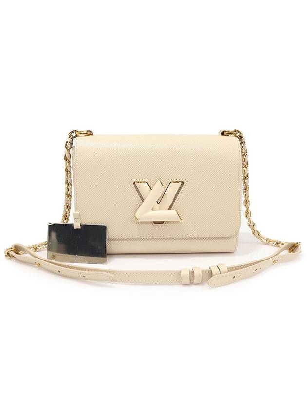 M57559 Quartz White Epi Leather Gold Chain Twist MM Shoulder Bag - LOUIS VUITTON - BALAAN 1