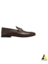 Gancini Ornament Loafer Chocolate - SALVATORE FERRAGAMO - BALAAN 2