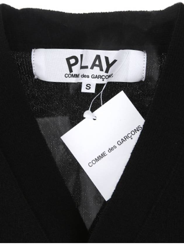 Play Gold Waffen Cardigan Black - COMME DES GARCONS - BALAAN 5