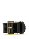 Leather Bracelet Black - PRADA - BALAAN 1