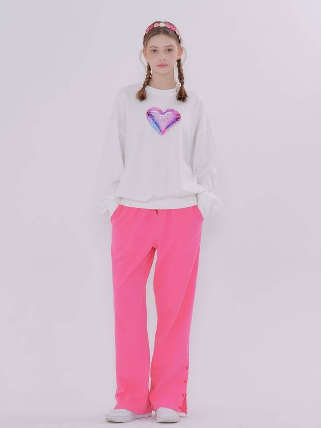 Button Banding Track Pants Pink - METAPHER - BALAAN 4