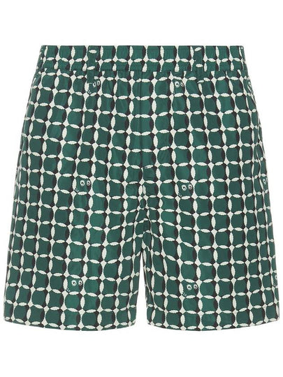 Lattice Nylon Short Green - MALBON GOLF - BALAAN 2