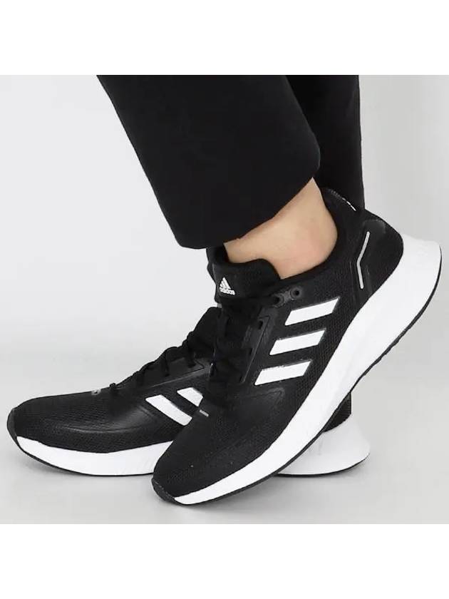 Women's Run Falcon 2.0 Running Low Top Sneakers Black - ADIDAS - BALAAN 2