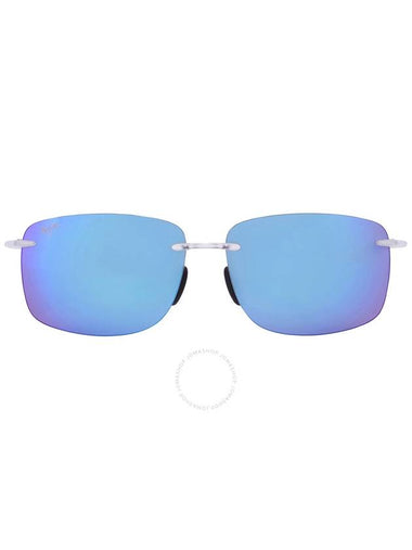 Maui Jim Hema Blue Hawaii Rectangular Unisex Sunglasses B443-05CM 62 - MAUI JIM - BALAAN 1