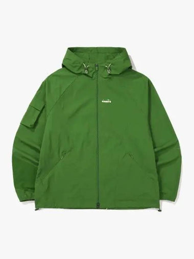 Diadora Montello Frieze Hooded Jacket OLIVE - DIADORA - BALAAN 1