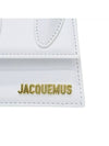 Le Chiquito Moyen Medium Leather Tote Bag White - JACQUEMUS - BALAAN 3