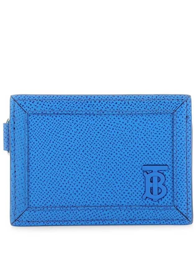 TB Grainy Leather Card Wallet Vivid Blue - BURBERRY - BALAAN 2