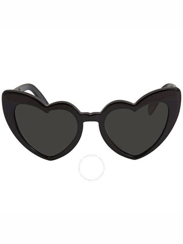 Saint Laurent Grey Heart Ladies Sunglasses SL 181 LOULOU 001 54 - SAINT LAURENT - BALAAN 1