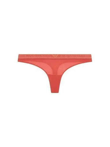 UNDERWEAR Women s Logo Band Microfiber Thong Light Red 271262 - EMPORIO ARMANI - BALAAN 1