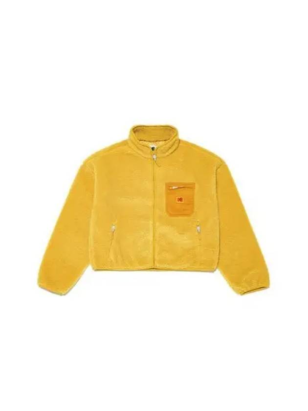 KODAK Apparel Essential Fleece Stan Neck Jacket Women YELLOW - KODO - BALAAN 1