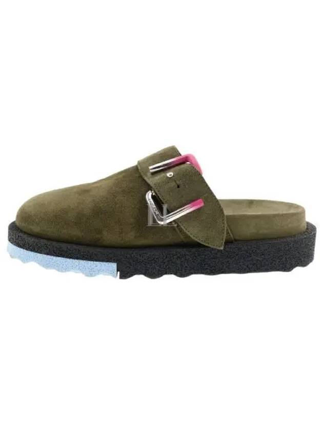 Sponge Sole Suede Slippers Military - OFF WHITE - BALAAN 2