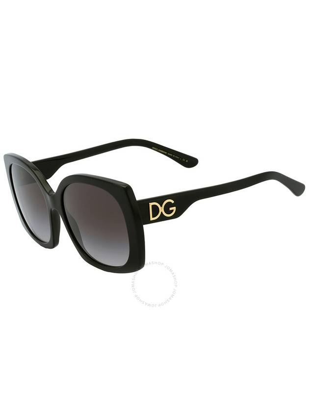 Dolce and Gabbana Grey Gradient Butterfly Ladies Sunglasses DG4385 501/8G 58 - DOLCE&GABBANA - BALAAN 3