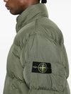 Garment Dyed Crinkle Reps Down Padding Olive - STONE ISLAND - BALAAN 6