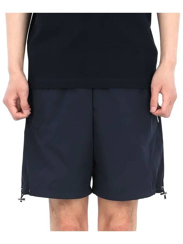 Men's Logo Patch Zipper Short Pants Navy 2B00012 54A91 74S - MONCLER - BALAAN 1