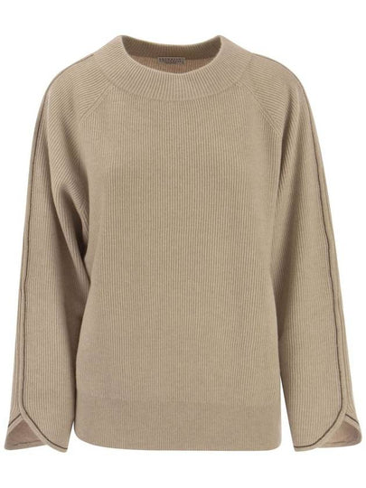 Sweater M12192500 C9504 SAND - BRUNELLO CUCINELLI - BALAAN 2