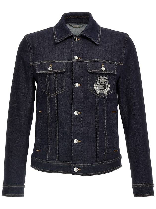 Dolce & Gabbana Logo Denim Jacket - DOLCE&GABBANA - BALAAN 1