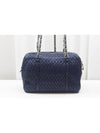 Blue Matera Leather Chain Tote Shoulder Bag - MIU MIU - BALAAN 6