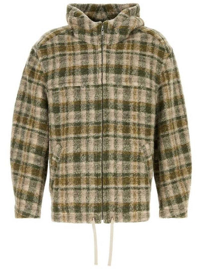 Kurt Oversized Check Wool Jacket Green - ISABEL MARANT - BALAAN 2