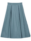 TIE ALINE SKIRT BL A line blue - TIBAEG - BALAAN 5