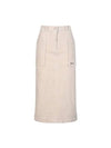 Corduroy pocket long skirt MW3WS686 - P_LABEL - BALAAN 8