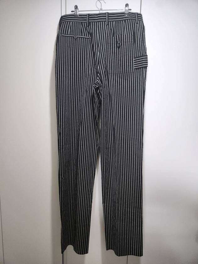 striped wide leg trousers - LANVIN - BALAAN 2