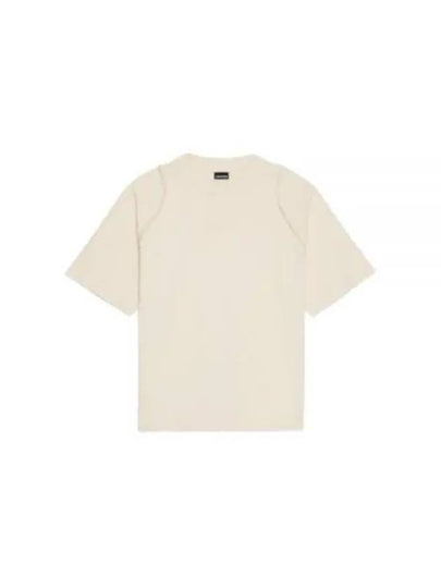 Camargue Embroidered Logo Cotton Short Sleeve T-shirt Light Beige - JACQUEMUS - BALAAN 2