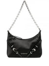 Voyou Party Nylon Satin Shoulder Bag Black - GIVENCHY - BALAAN 2