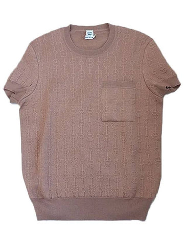 Women's Torsades Cliquetis Unies Knit Top Beige - HERMES - BALAAN 1