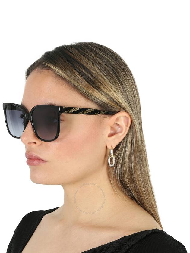 Moschino Grey Shaded Square Ladies Sunglasses MOS134/F/S 07RM/9O 58 - MOSCHINO - BALAAN 2